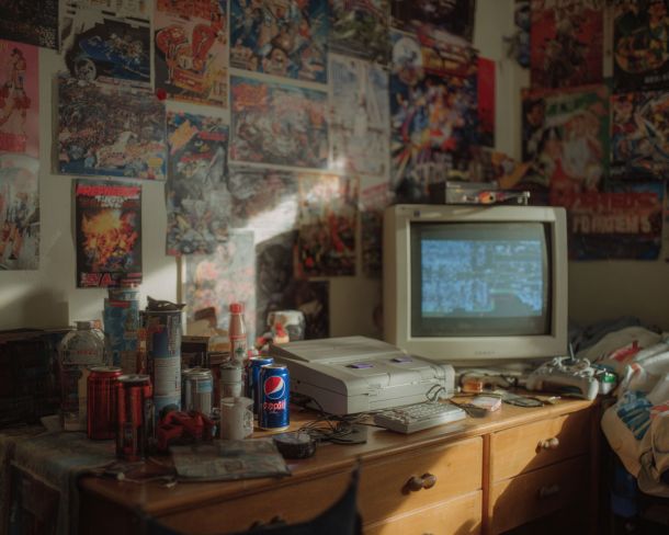 Cluttered Teenager’s Bedroom